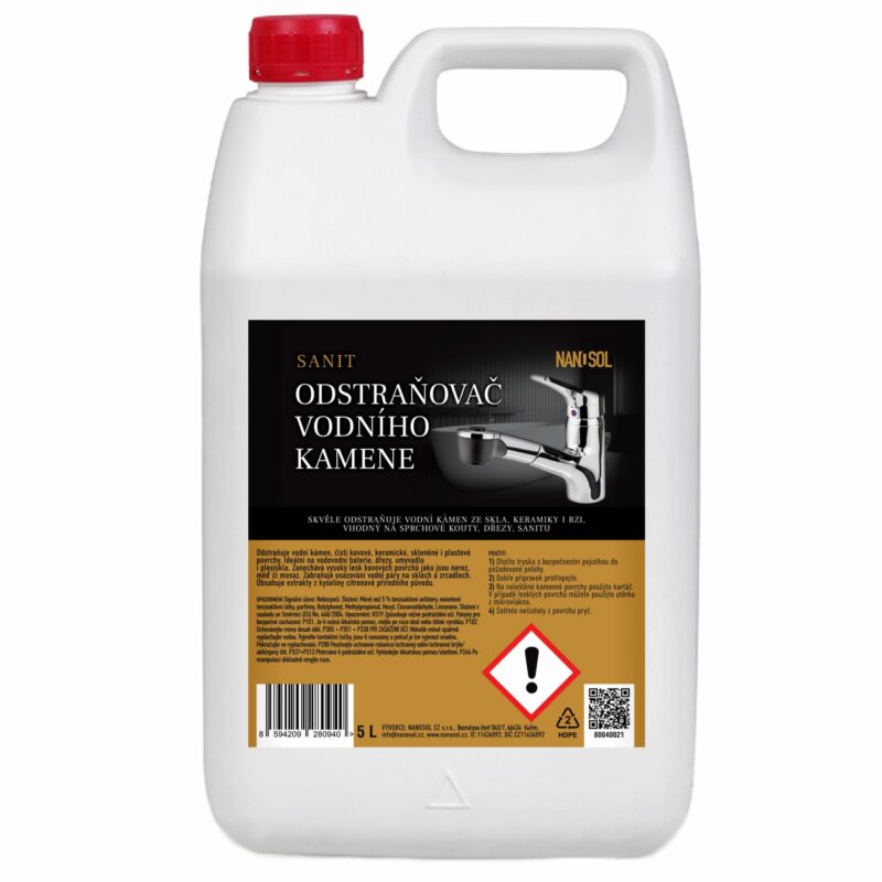 Odstraňovač vodního kamene SANIT 5 L