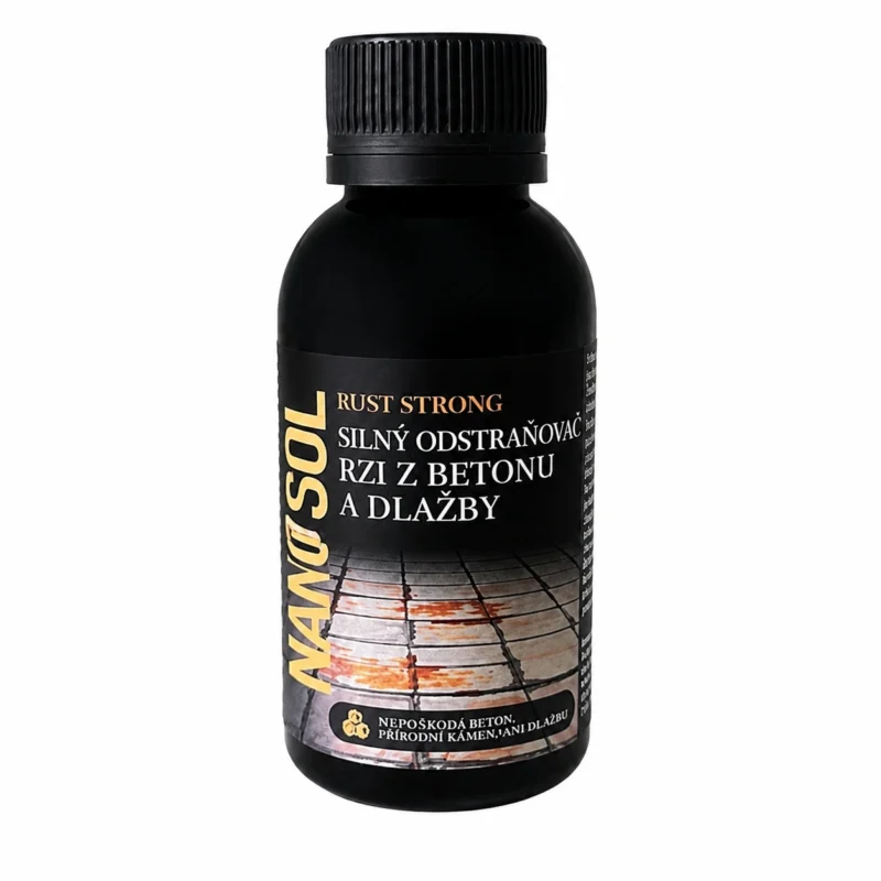 Silný odstraňovač rzi z betonu a dlažby RUST STRONG 100 ml