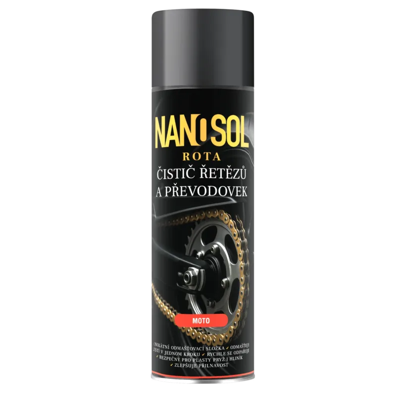 Čistič řetězů a převodovek ROTA 500 ml