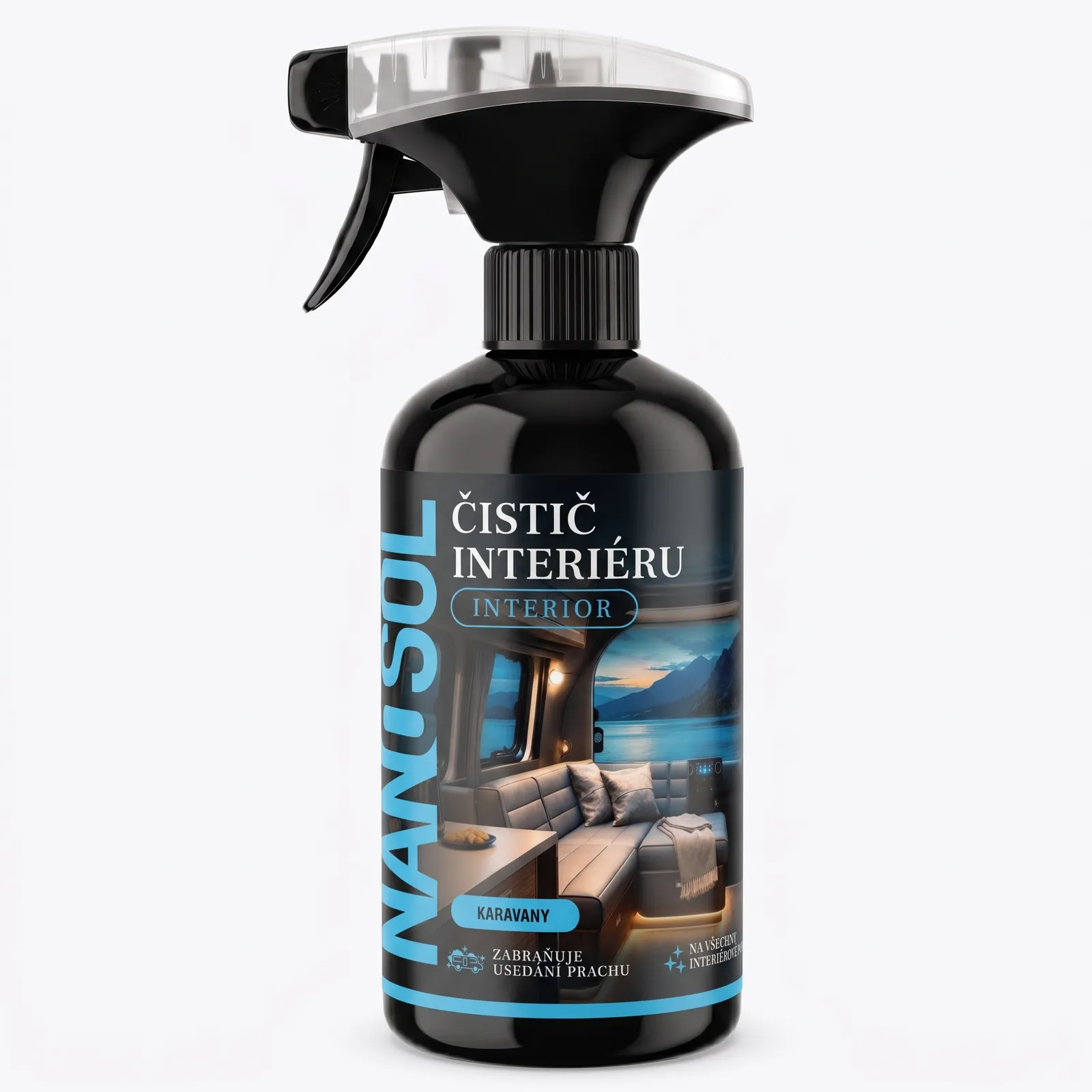 Čistič interiéru INTERIOR na karavany a obytné přívěsy 500ml