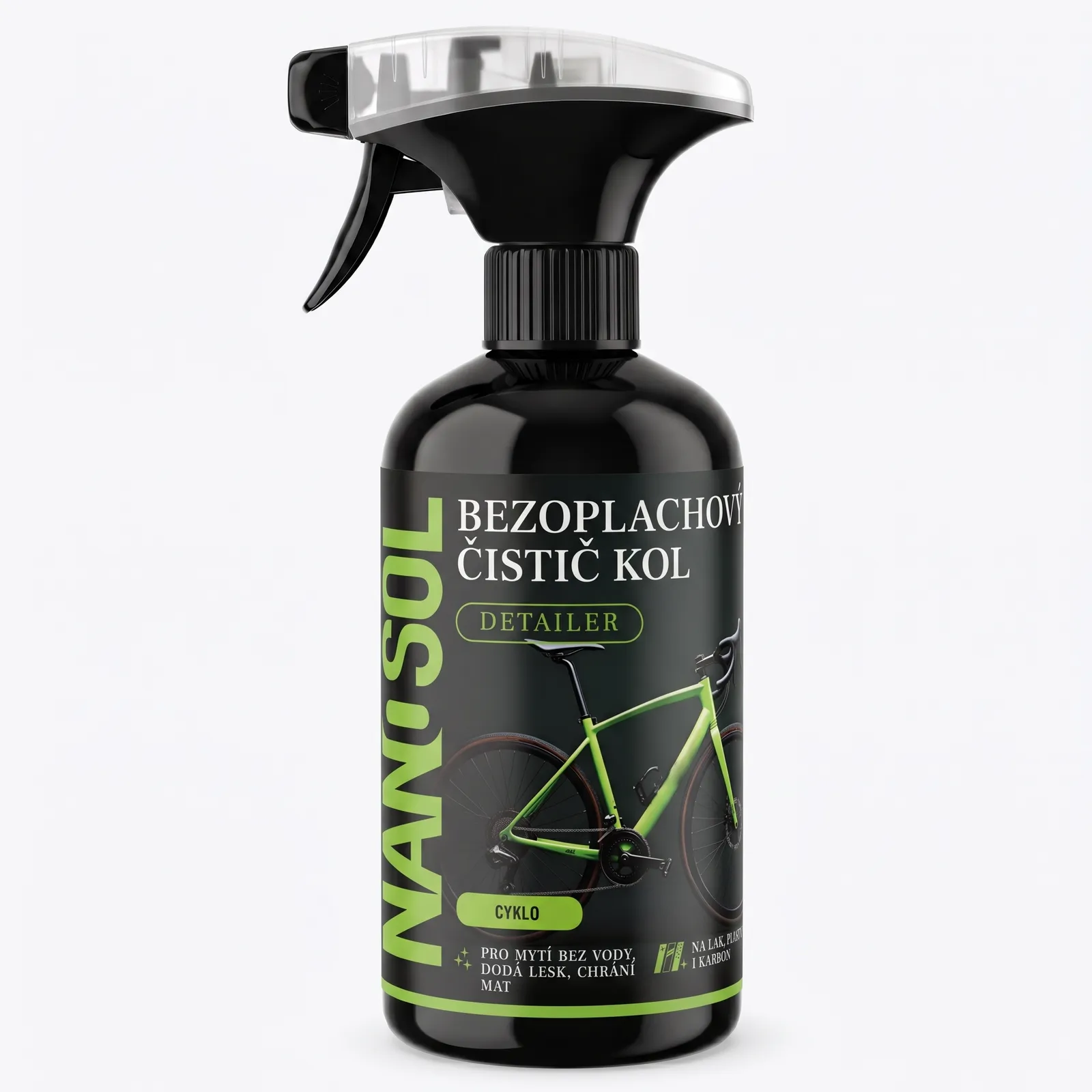 Bezoplachový čistič kol a elektrokol DETAILER 500ml
