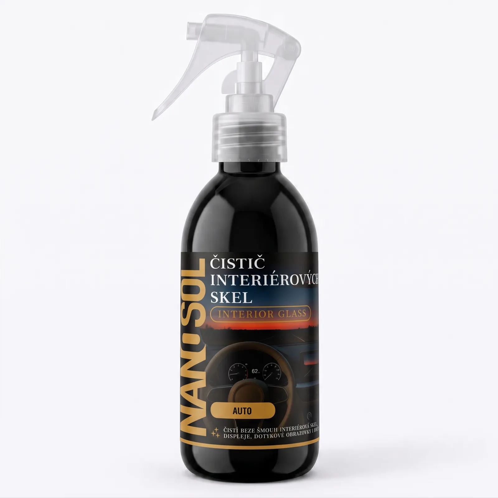 Čistič interiérových skel Glass Cleaner 250ml