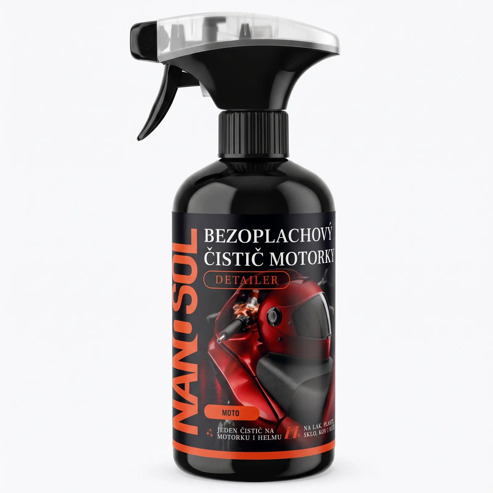 Bezoplachový čistič motorky DETAILER 500ml