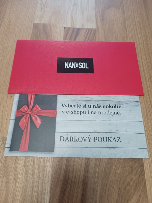 Dárkový poukaz od NANOSOL.