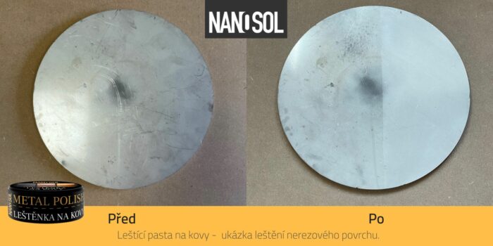 Lešticí pasta na kovy Metal Polish NANOSOL