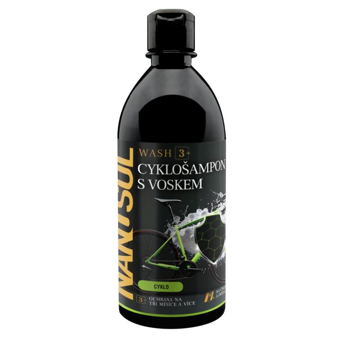 Cyklošampon s voskem WASH 3+ od Nanosol.